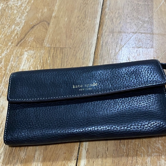 kate spade Handbags - Kate Spade Black Leather Wallet